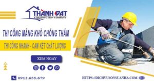 Nhận thi công màng khò chống thấm tại Tân Bình【Chỉ 55k/m²】