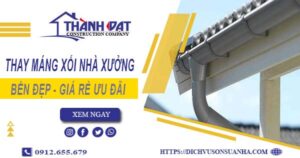 Báo giá thay máng xối nhà xưởng tại Phú Nhuận【Ưu đãi 10%】