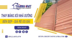 Bảng giá thay máng xối nhà xưởng tại Tân Bình【Ưu đãi 10%】