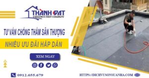 Tư vấn chống thấm sân thượng tại Nhà Bè – 【Giảm 10% Phí】