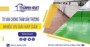 Tư vấn chống thấm sân thượng tại Tân Uyên – 【Giảm 10% Phí】